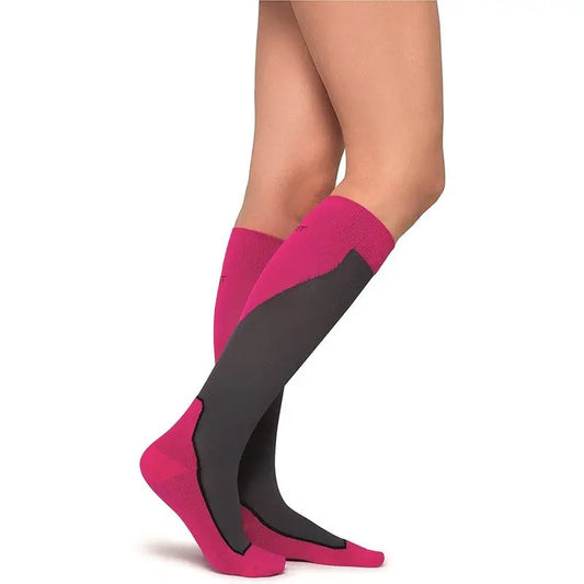 Jobst Sport Socks, Pink/Grey, 15-20 Mmhg