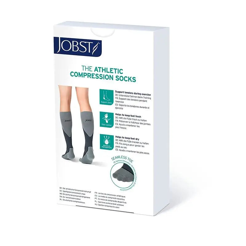 Jobst Sport Socks, Pink/Grey, 15-20 Mmhg