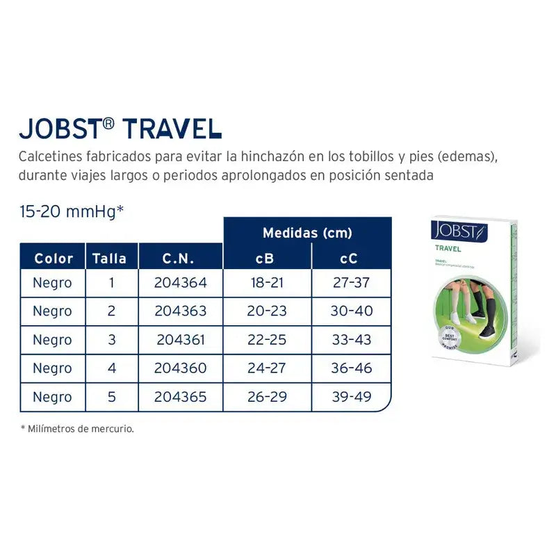 Jobst Socks Travel Black