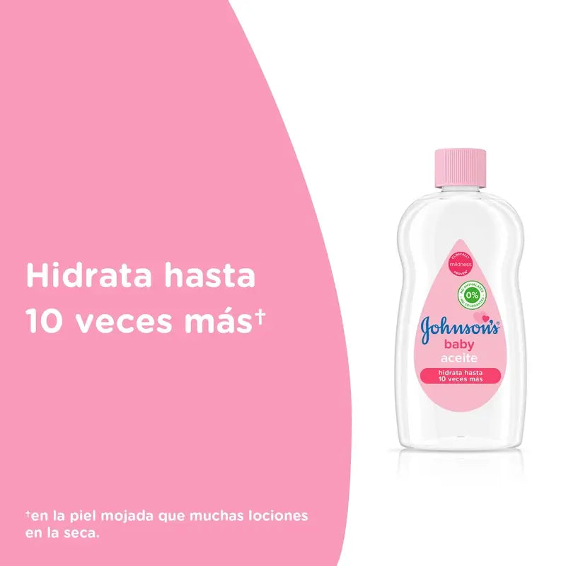 Johnson's Baby Regular Oil, Leaves Skin Soft and Healthy, Ideal for Delicate Skin, 500 ml