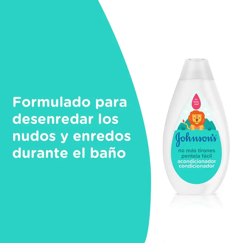 Johnson's Baby Detangling Conditioner, Long or Curly Hair, Tear-Free, Hypoallergenic, 500 ml