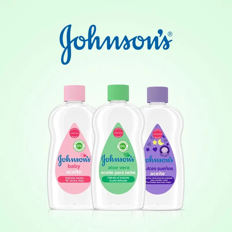 Johnson's Baby Aloe Vera Oil, Instantly Moisturises and Nourishes, 300ml