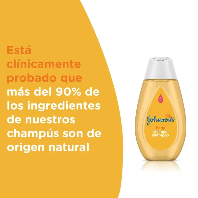 Johnson's Baby Classic Gold Shampoo, Soft, Shiny and Healthy Hair, For the Whole Family, Everyday Use, 300 ml