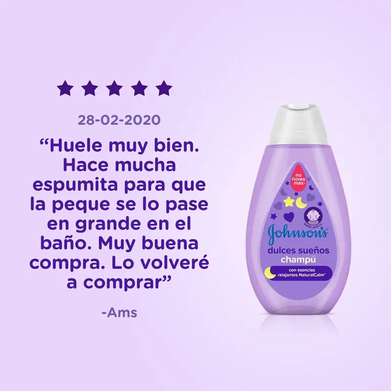Johnson'S Baby Sweet Dreams, Naturalcalm Relaxing Essence Shampoo, Lavender & Chamomile, 500 ml