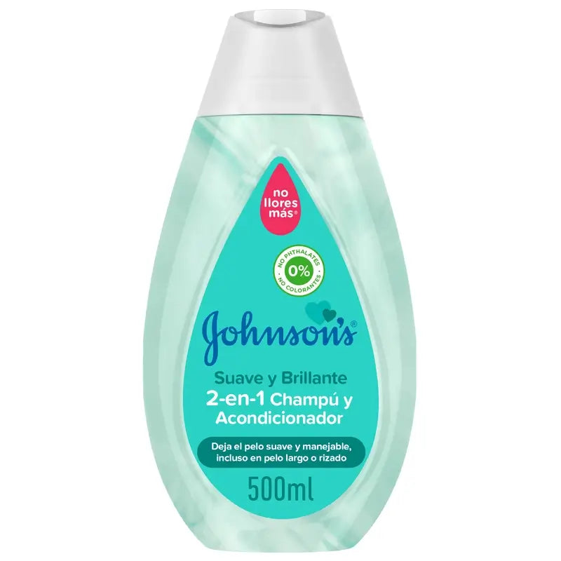 Johnson'S Baby Soft & Shiny 2 In 1 Shampoo & Conditioner, 500 ml