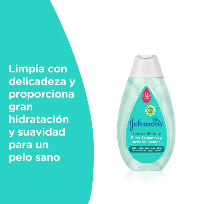 Johnson'S Baby Soft & Shiny 2 In 1 Shampoo & Conditioner, 500 ml
