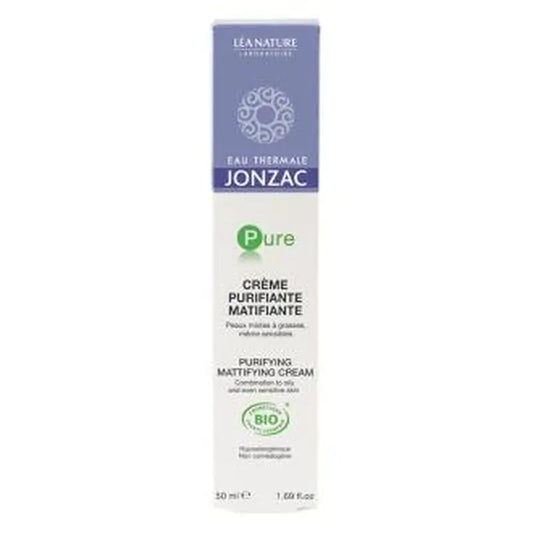 Jonzac Eco-Bio Pure Purifying Mattifying Cream 50Ml. Bio
