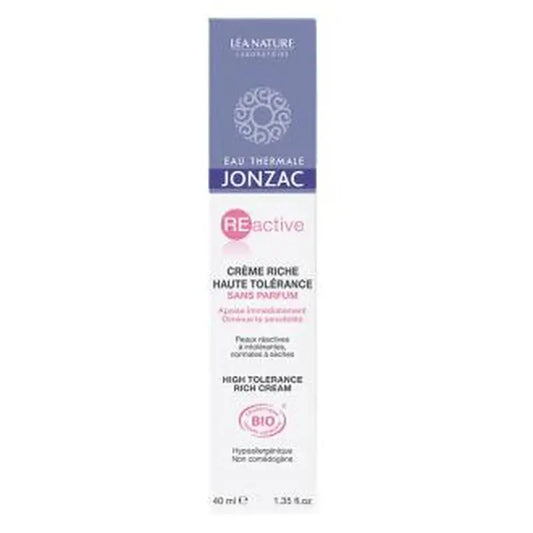 Jonzac Eco-Bio Reactive High Tolerance Rich Cream 40Ml. Bio