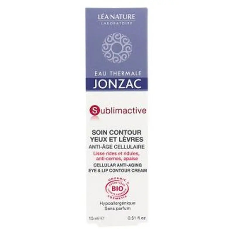 Jonzac Eco-Bio Sublimactive Eye & Lip Contour 15Ml. Bio