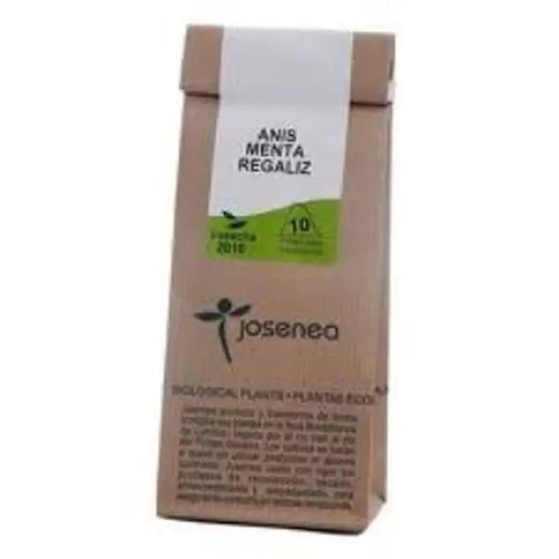 Josenea Aniseed Mint Liquorice Bag 10Sbrs.