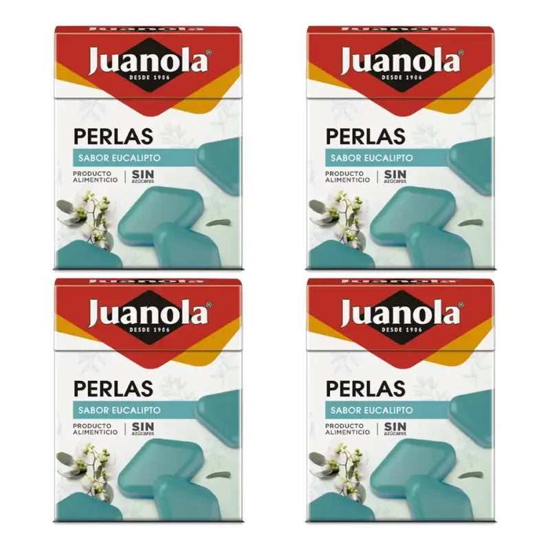Juanola Eucalyptus Balsamic Pearls, 4 x 25 g