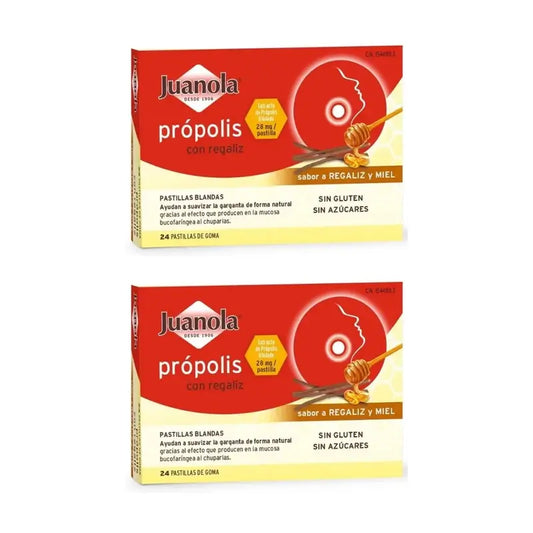 Juanola Propolis Liquorice, 2X24 Tablets