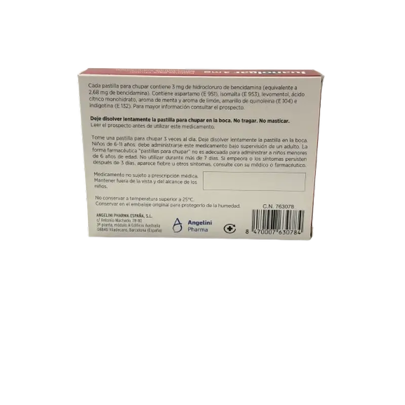 Juanolgar 3 Mg Mint Flavoured Lozenges, 20 lozenges