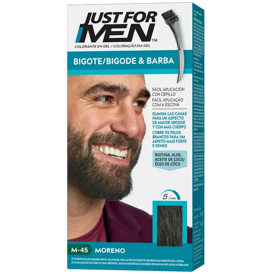 Just For Men Moustache and Brown Beard