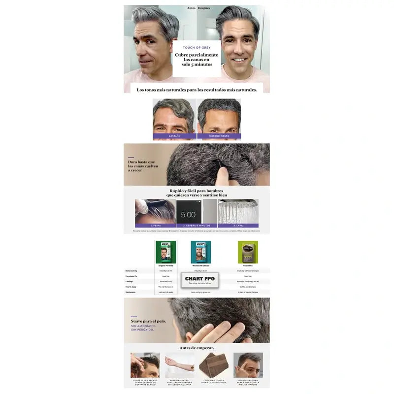 Just For Men Touch Of Grey Brown-Black