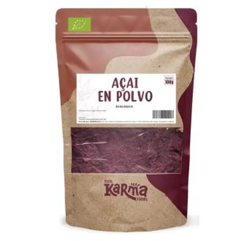 Karma Açai Powder 100Gr. Eco Sg Vegan