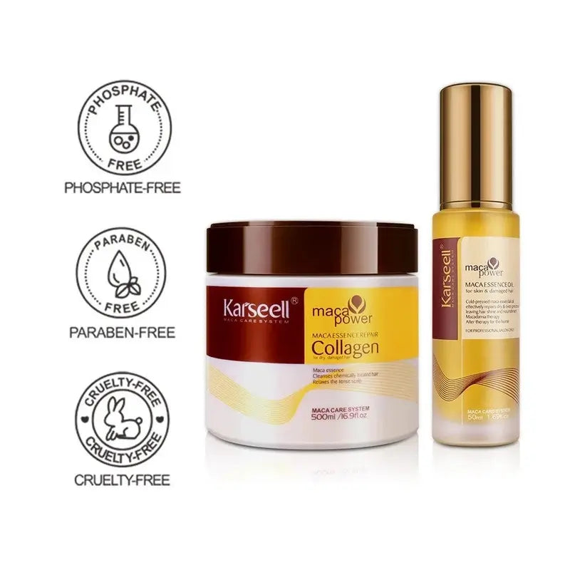 Karseell Pack Mask & Hair Oil , 550 ml
