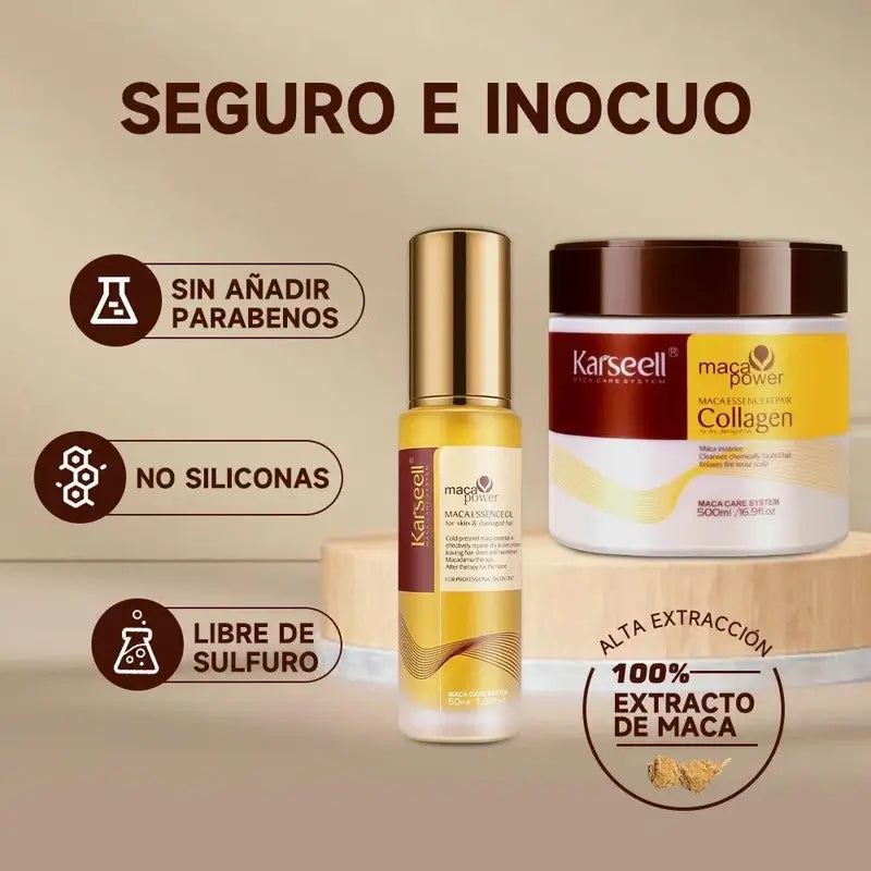 Karseell Pack Mask & Hair Oil , 550 ml