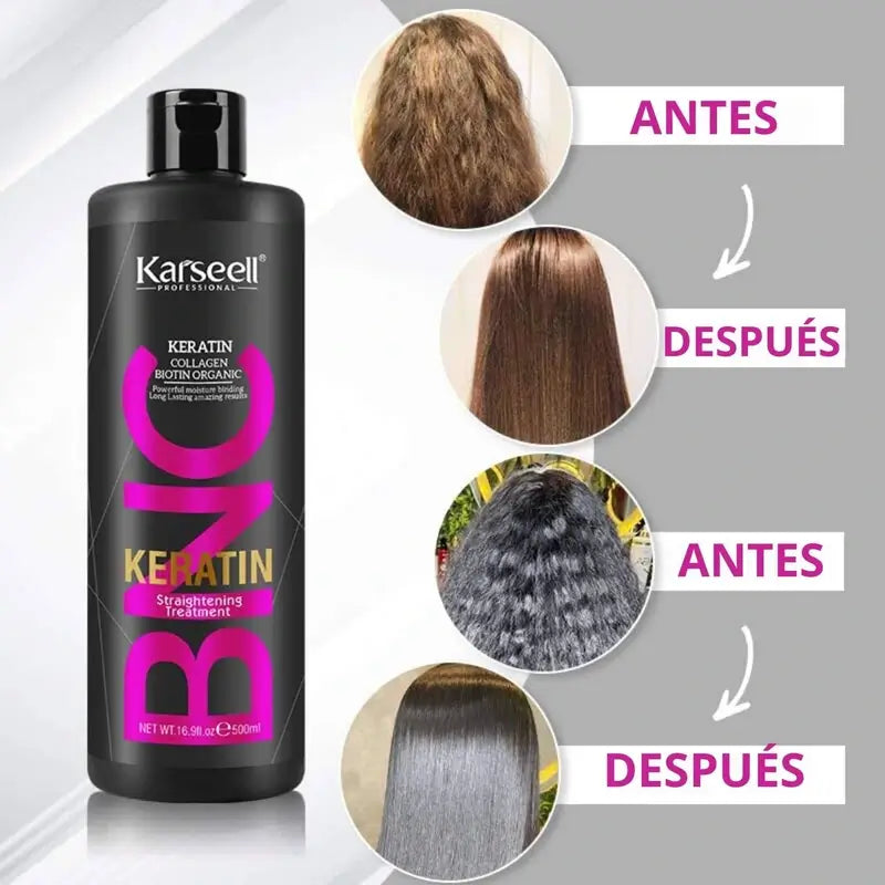 Karseell Keratin Hair Straightener White , 500 ml