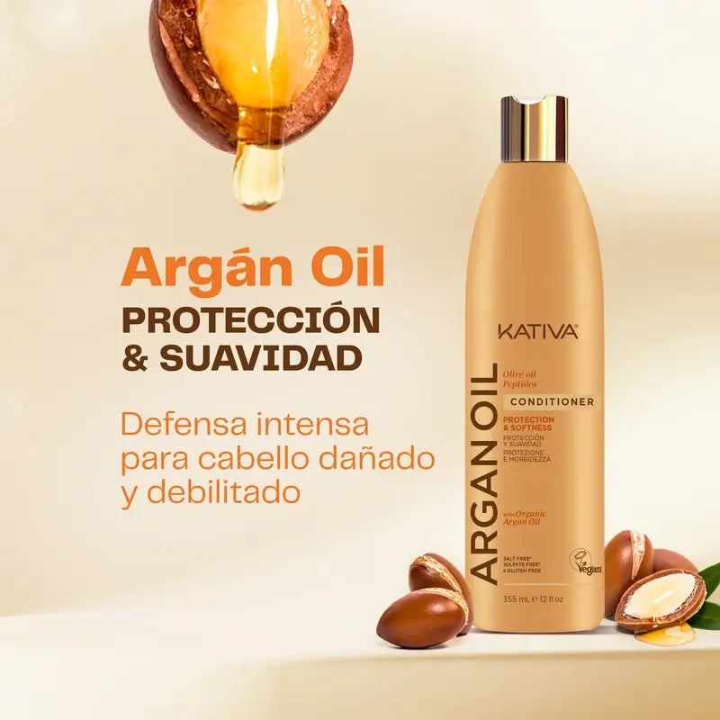 Kativa Argan Olive Peptides Conditioner , 500 ml