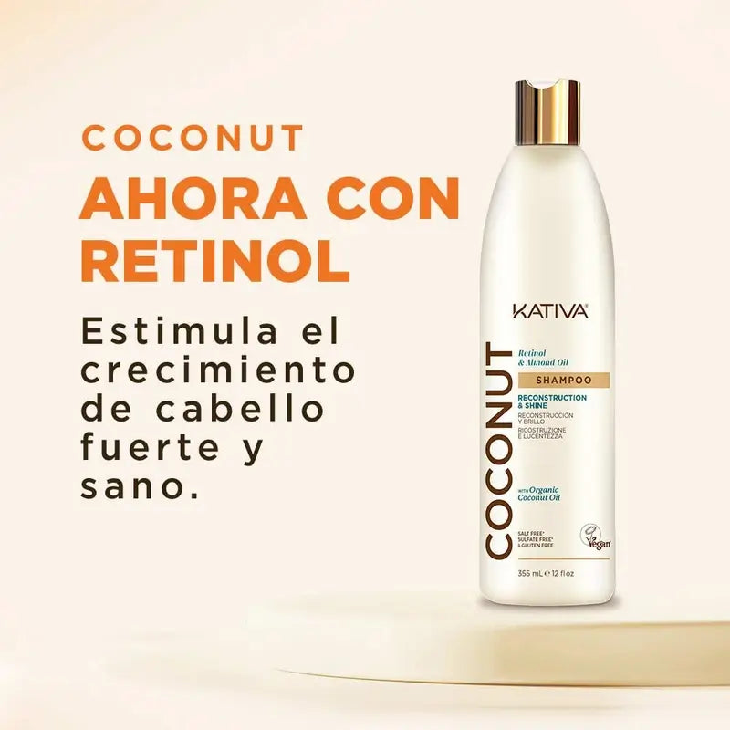 Kativa Coconut Almond Ret Shampoo , 500 ml