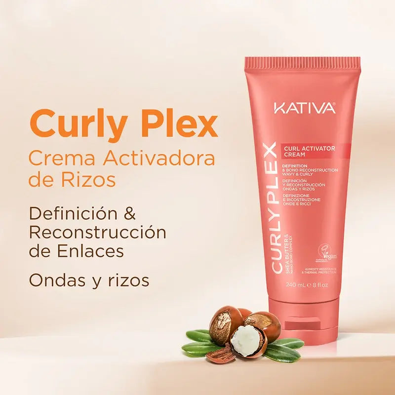 Kativa Curly Plex Curl Activator Cream , 240 ml