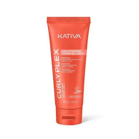 Kativa Curly Plex Curl Activator Strong Gel Cream , 240 ml