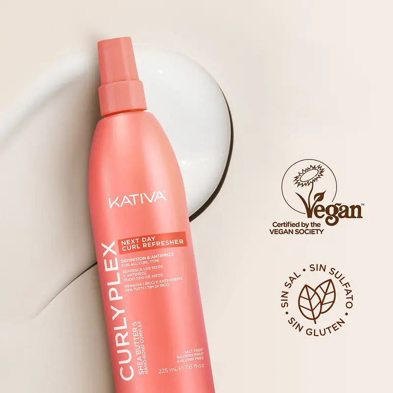 Kativa Curly Plex Next Day Curl Refresher , 225 ml