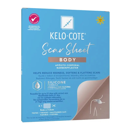 Kelo-Cote Scar Reducer Body Dressing 5X7,5Cm, 1 pc.