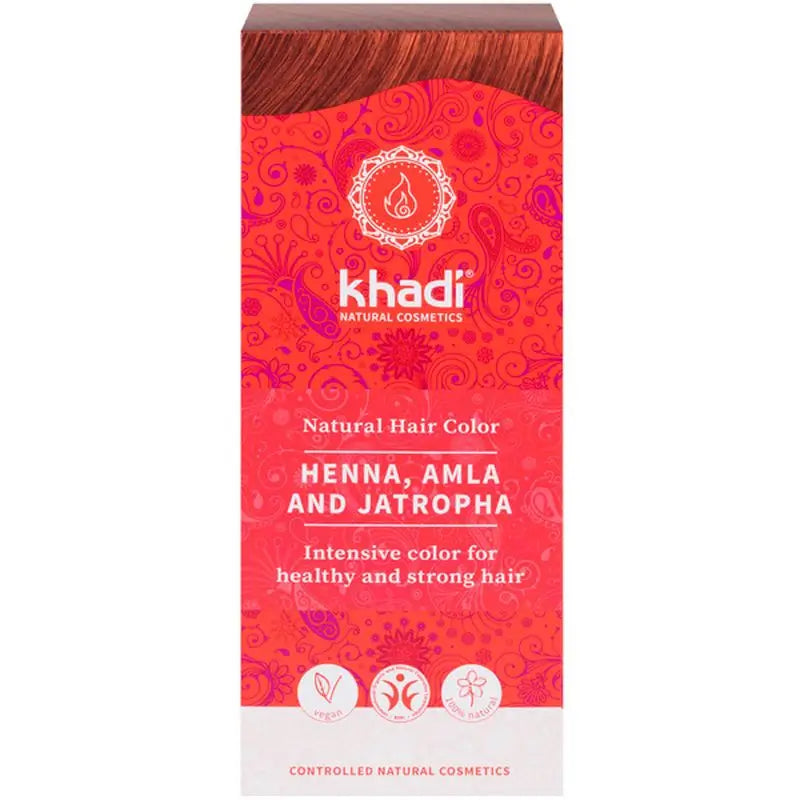 Khadi Natural Henna With Amla And Red Jatropha , 120 gr