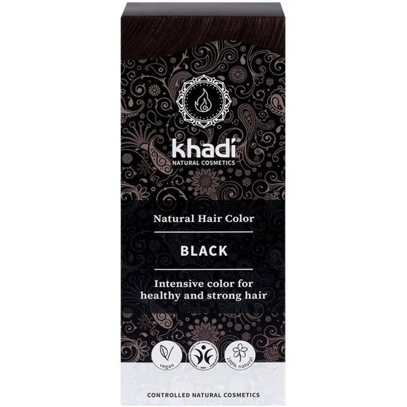 Khadi Herbal Colour Black , 100 gr