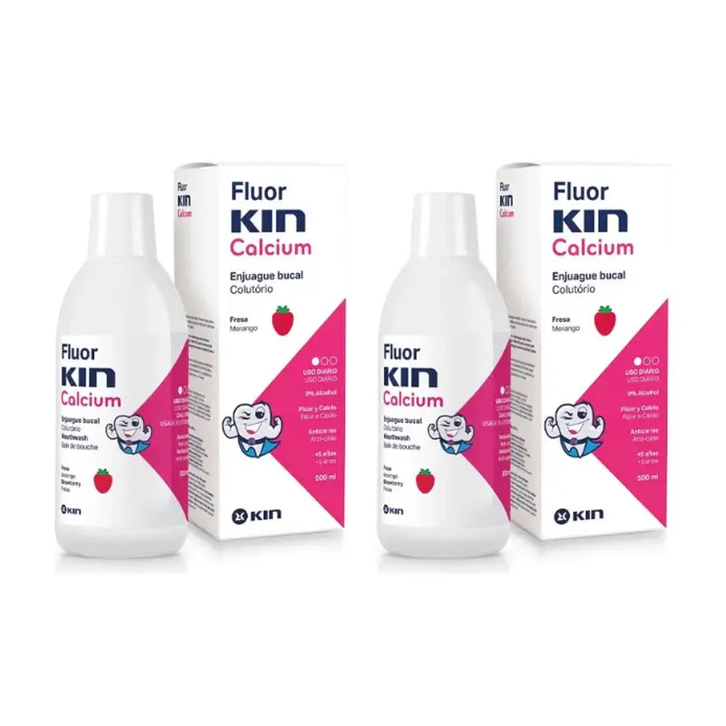 Kin Fluorkin Calcium Rinse Pack 2 x 500 ml