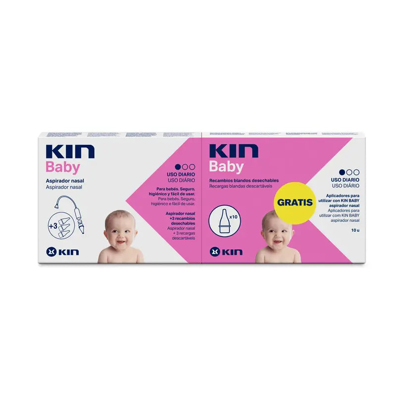 KIN Baby Nasal Aspirator + Refill