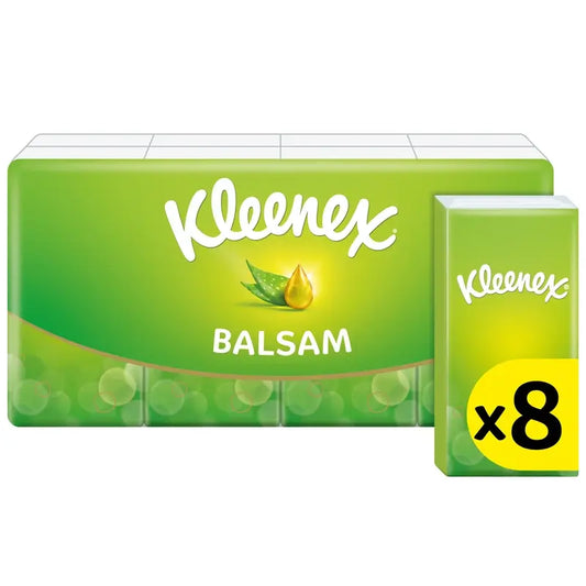Kleenex Balsam Handkerchiefs Pocket , 8 pcs.