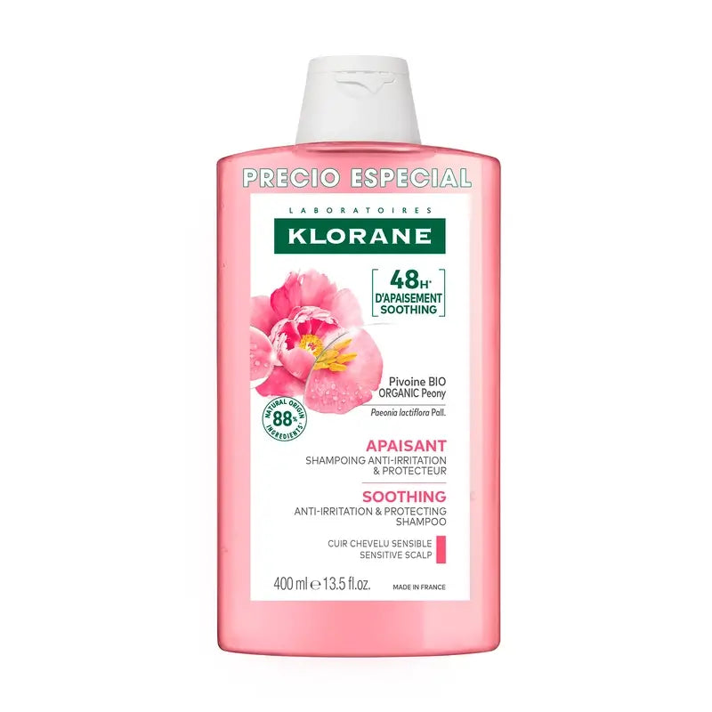 Klorane Organic Peony Shampoo 400 ml