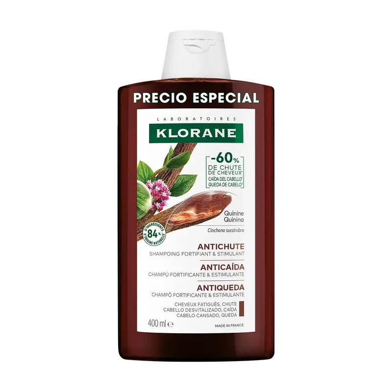 Klorane Organic Quinine and Edelweis Shampoo 400 ml