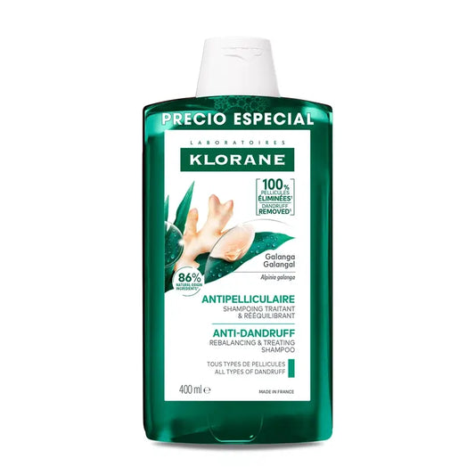 Klorane Anti-Dandruff Rebalancing Treatment Shampoo A La Galanga, 400 ml