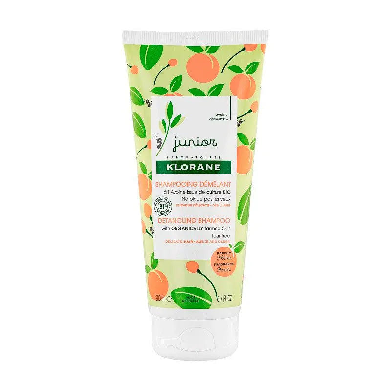 Klorane Junior Peach Shampoo 200 ml
