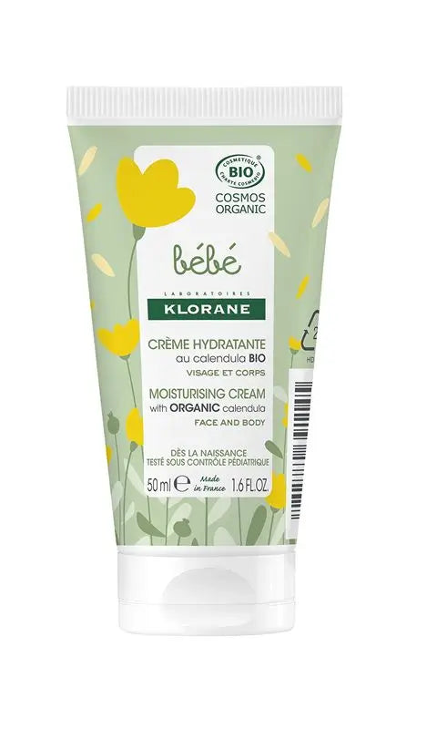 Klorane Baby Moisturising Cream Calendula Bio , 50 ml