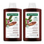 Klorane Duo Pack Quinine Shampoo with B Vitamins, 2X400ml