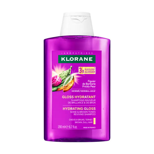 Klorane Gloss Hydratant Shampoo to Revive Shine and Brown Tones, 200 ml