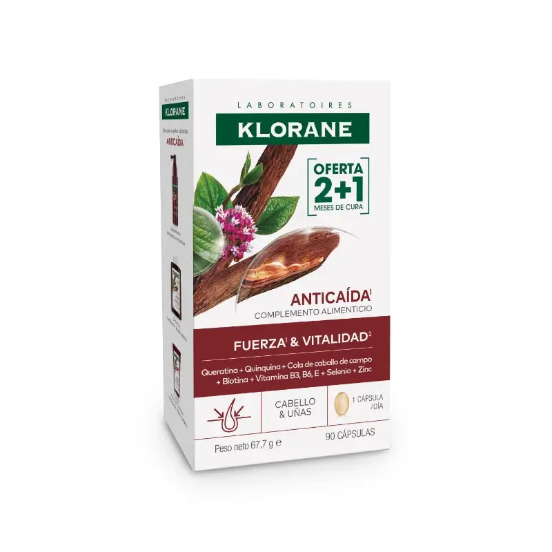 Klorane KeratinCaps Strength and Vitality 90 capsules
