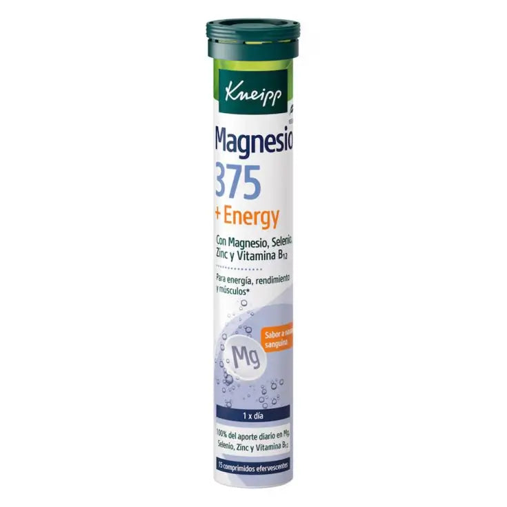 Kneipp Magnesium 375 + Energy, 15 tablets