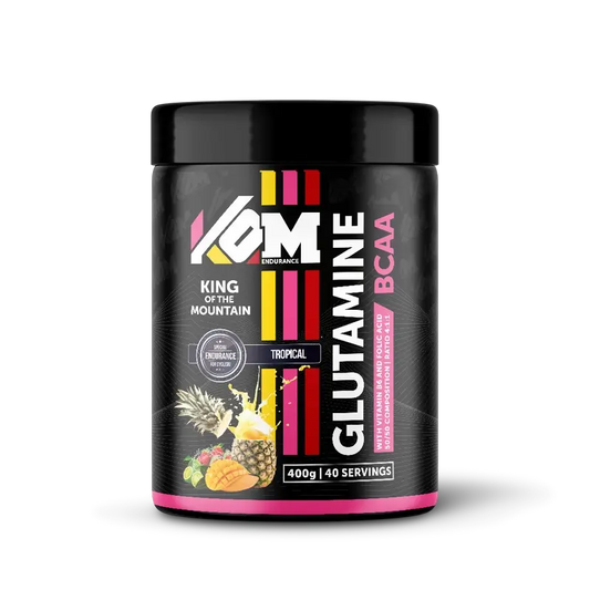 Kom Endurance Amino Acids Sports Nutrition, bcaa,s+glutamine tropical flavour 400g