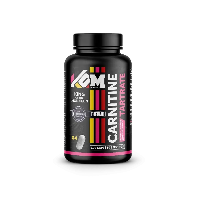 Kom Endurance Carnitine Sports Nutrition , bottle of 120 carnitine capsules