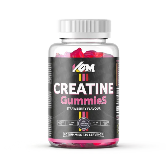 Kom Endurance Creatine Sports Nutrition , 60 gummies of creatine strawberry flavour