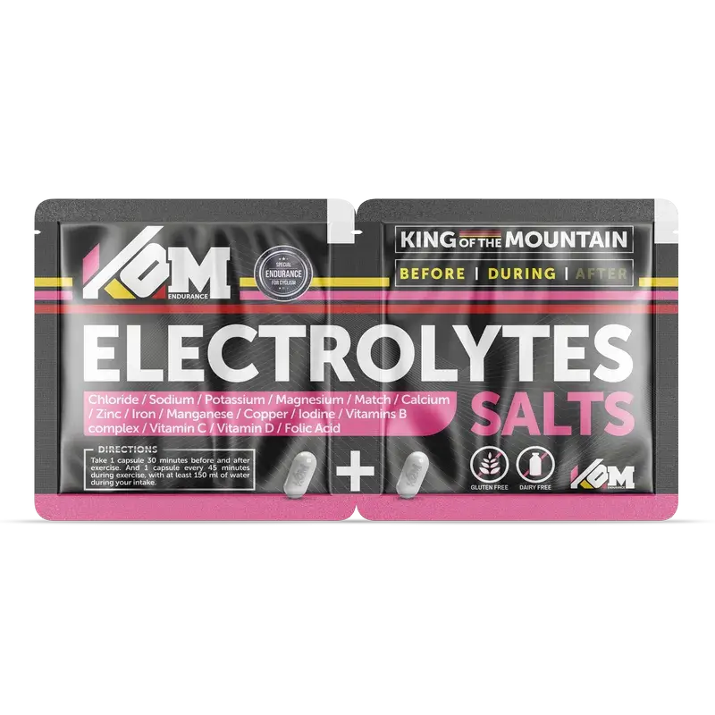 Kom Endurance Hydration Sports Nutrition , duplo of two electrolyte capsules