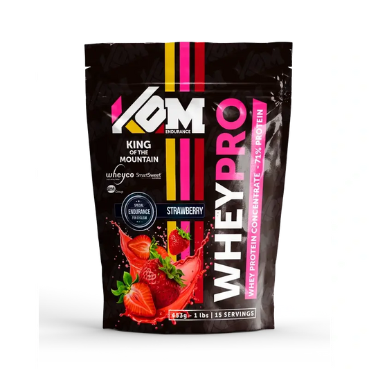 Kom Endurance Proteins Sports Nutrition , whey protein sachet 453 g strawberry flavour