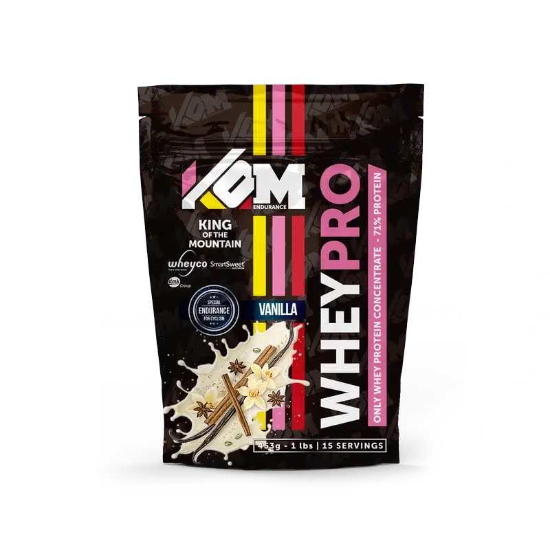 Kom Endurance Proteins Sports Nutrition , whey protein sachet 453 g vanilla flavour