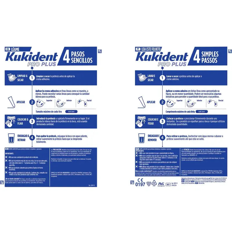 Kukident Pro Plus Firmness Chewing, 57 Gr